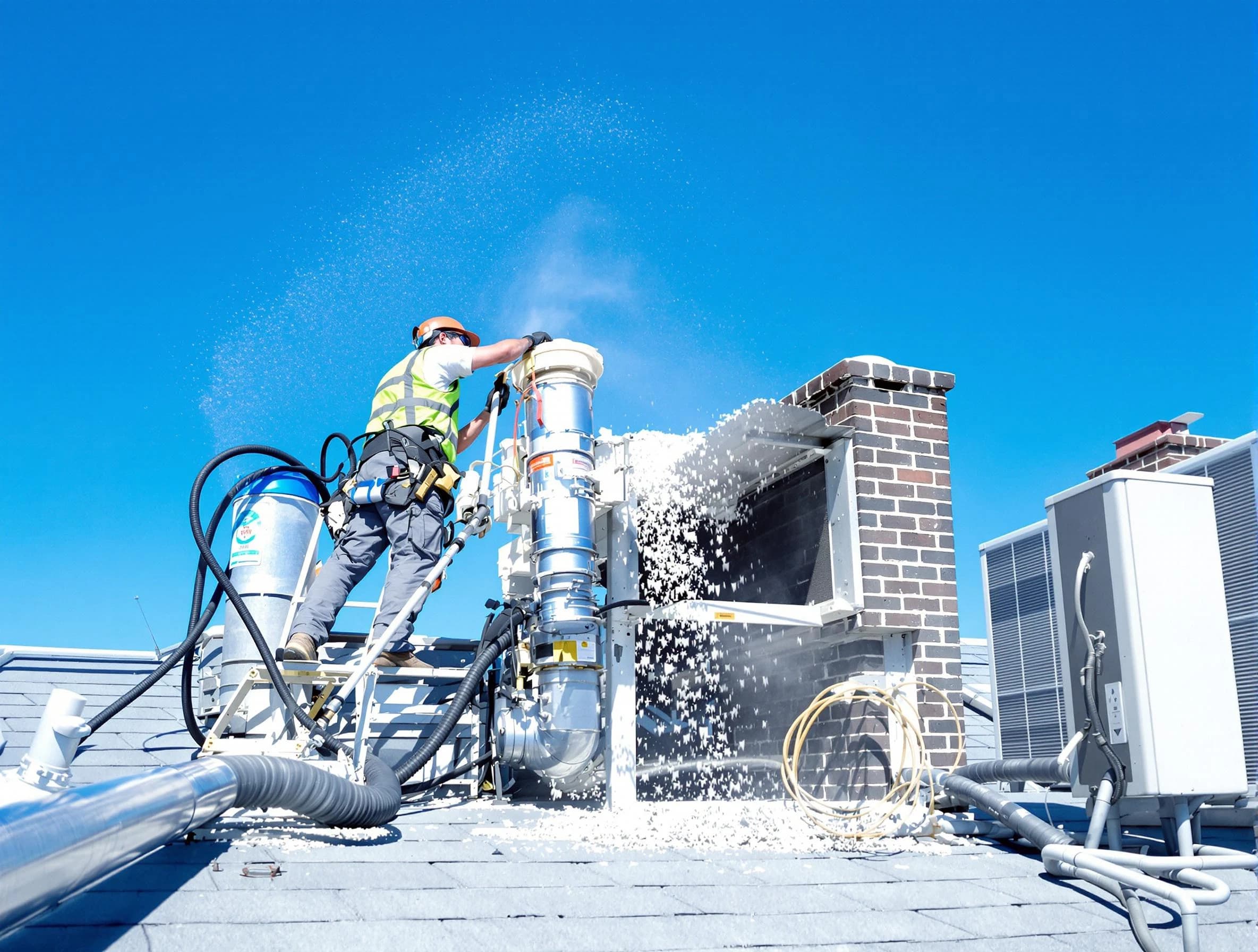 Expert roof dryer vent cleaning by West Deer Dryer Vent Cleaning in West Deer