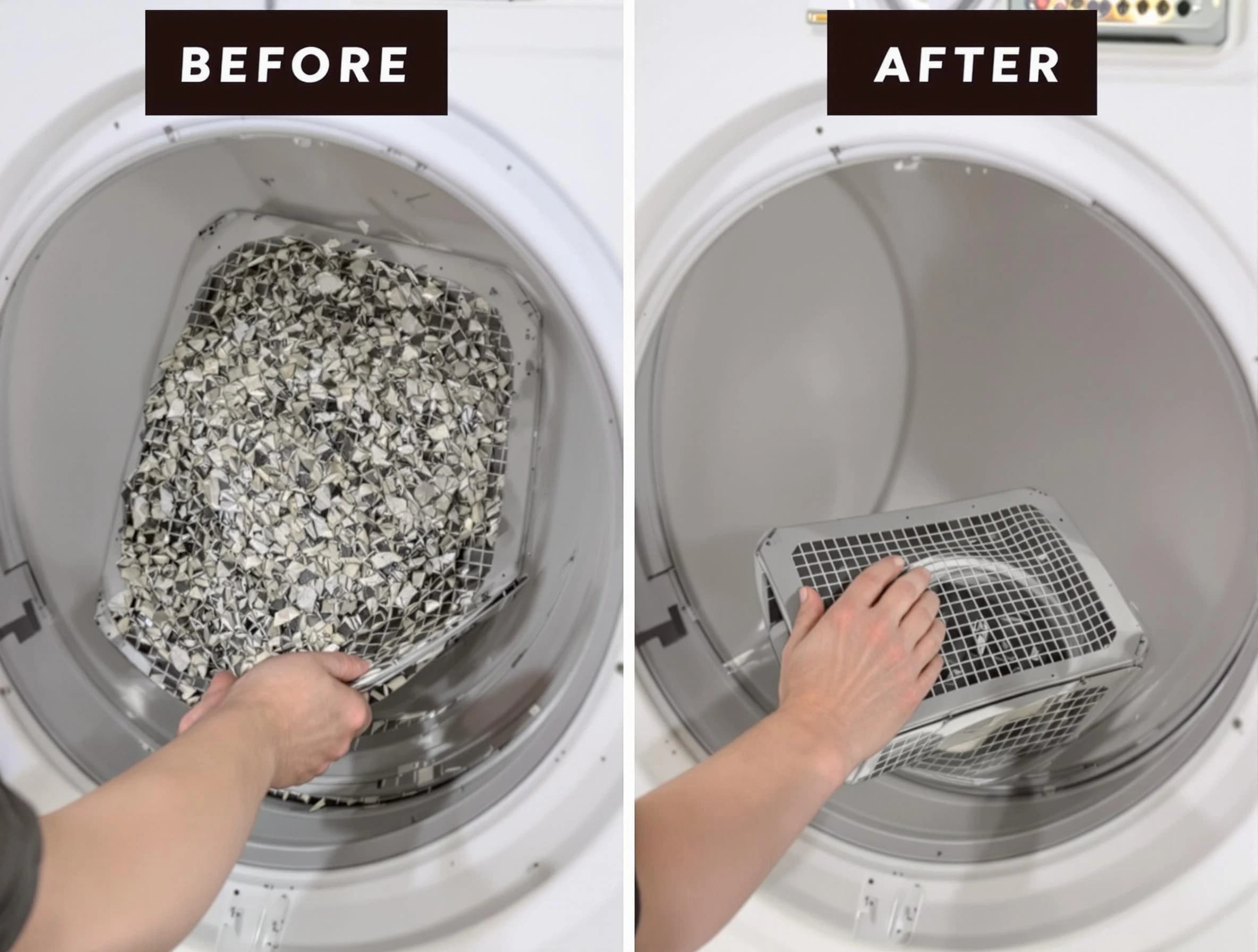 Professional lint trap cleaning by West Deer Dryer Vent Cleaning in West Deer