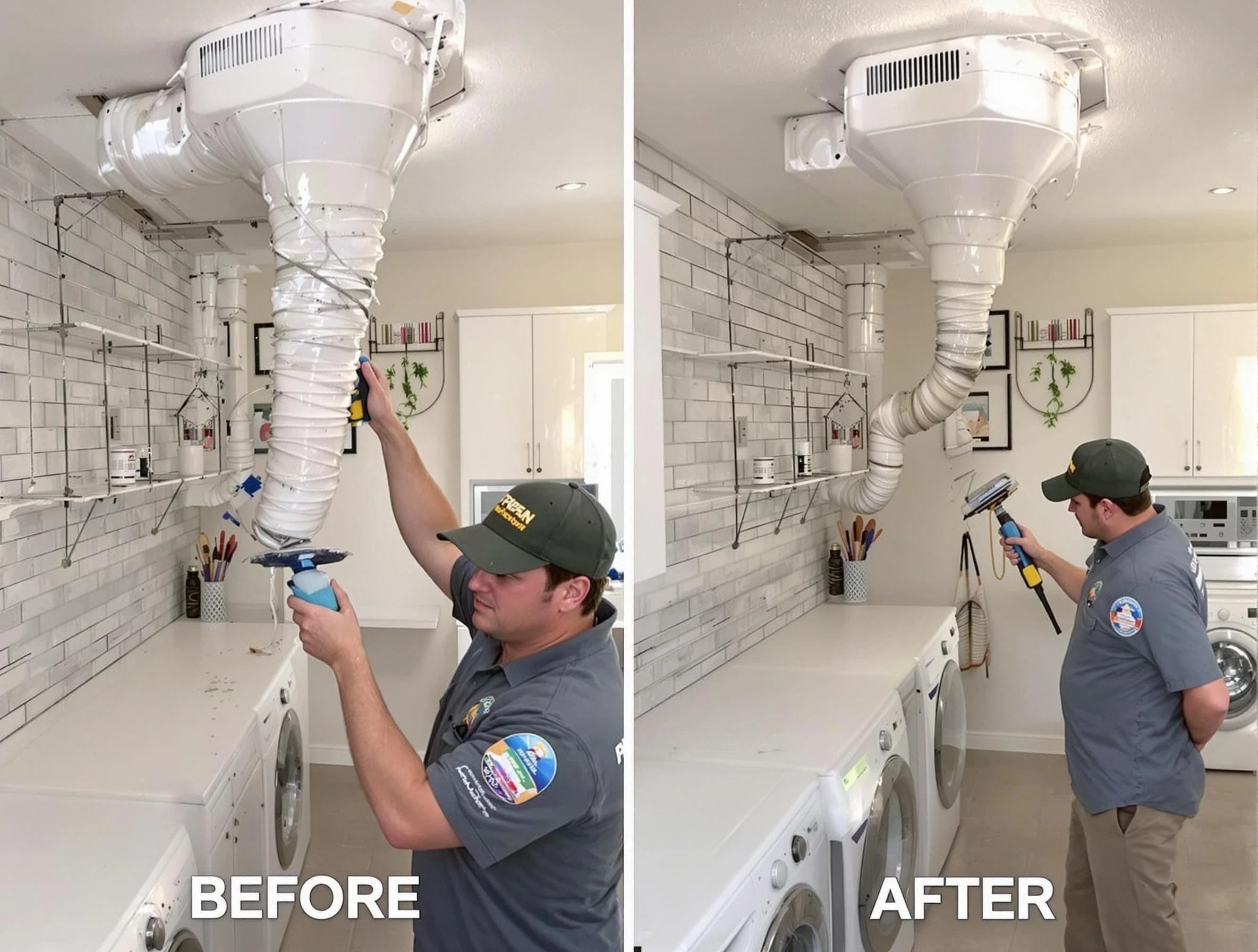 Professional dryer exhaust vent cleaning by West Deer Dryer Vent Cleaning in West Deer