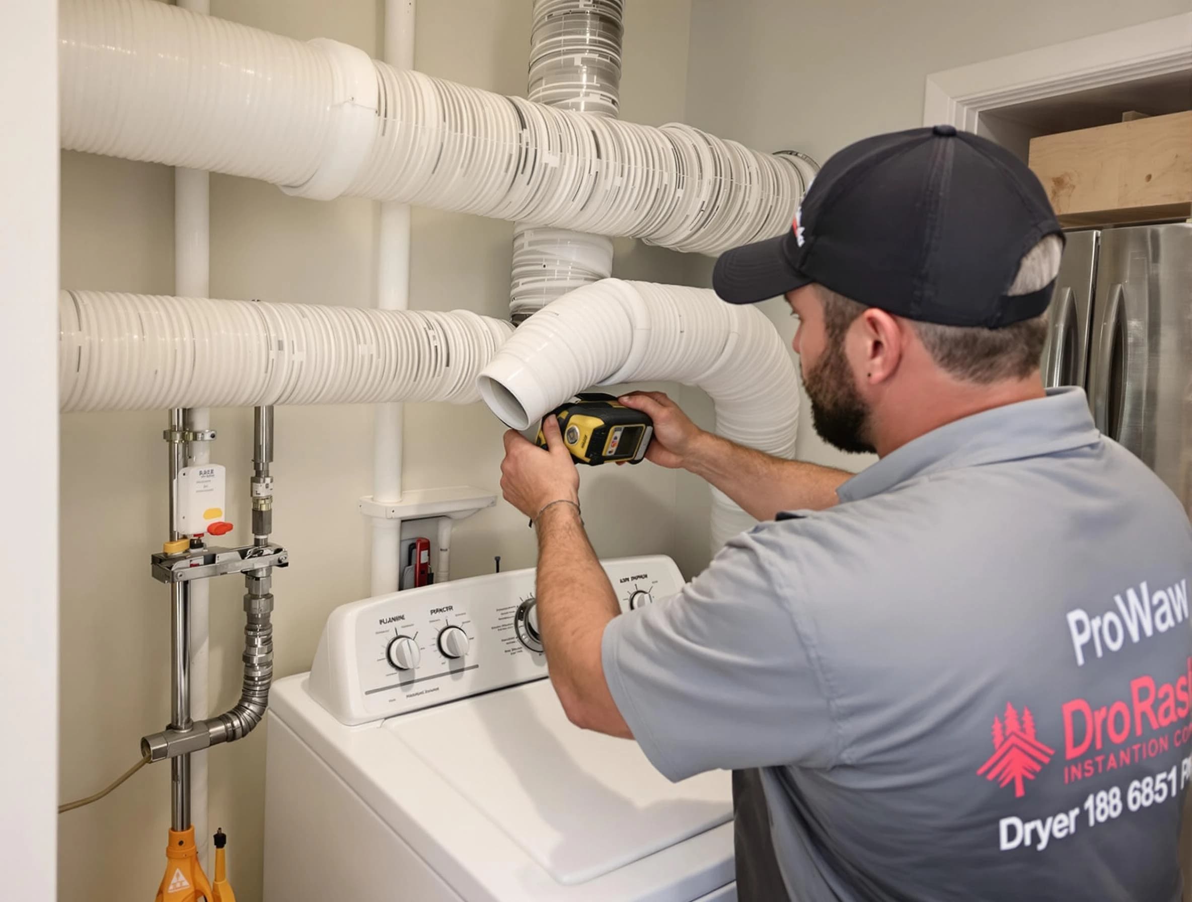 Professional dryer vent hose installation by West Deer Dryer Vent Cleaning in West Deer