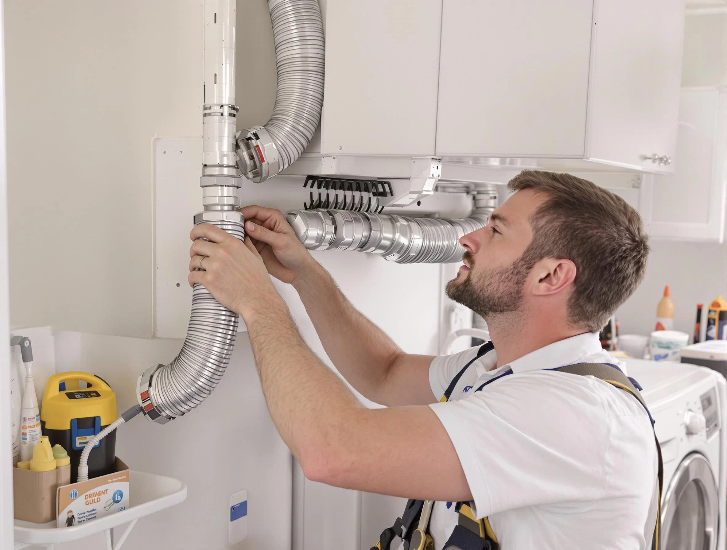 Professional dryer vent repair and installation by West Deer Dryer Vent Cleaning in West Deer